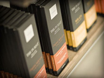 Hotel Chocolat's Purist's Library collection of seven chocolates