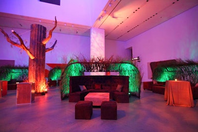The woodsy setting for the Where the Wild Things Are premiere party