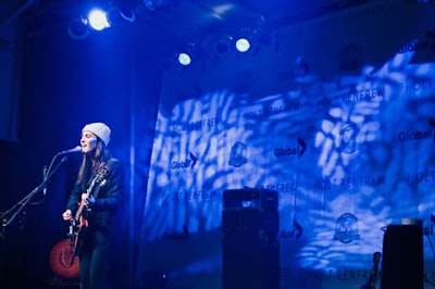 Feist performed on Bloor Street