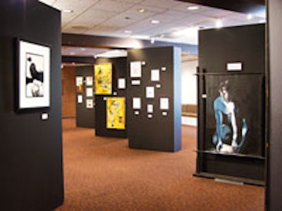 Leo Burnett's employee art gallery