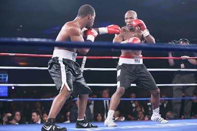 Three boxing matches took place during Fight Night.