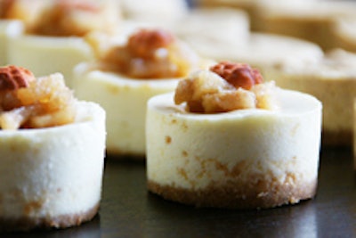 Mini cheesecakes from Capital City Cheesecakes
