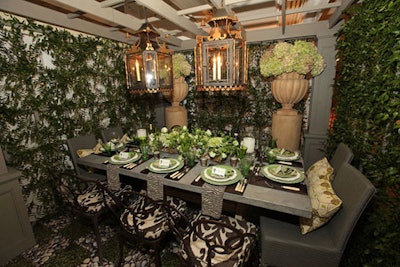 Stephanie Wohlner Design's table at Diffa's Dining by Design benefit
