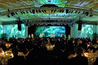 The Orlando Ballet performing at the Waldorf's grand opening gala