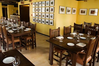 The main dining room at Eola