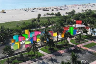 Art Basel's new Oceanfront exhibition area in Collins Park