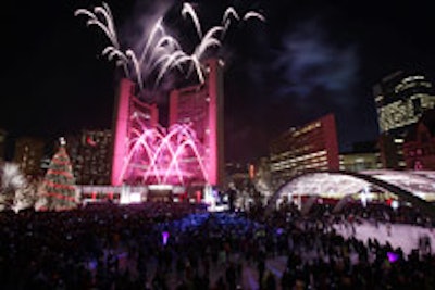 Fireworks at City Hall