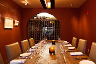 Bistro du Midi's private dining room