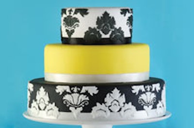 A layer cake by Occasions Caterers