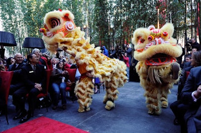 Mandarin Oriental's opening festivities
