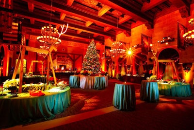 Hargrove's holiday party decor at the U.S. Chamber of Commerce