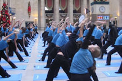 TransUnion's Yoga Takeover event in Chicago