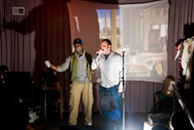 Guests at a Chicago Movieoke event