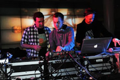 Fischerspooner under the museum's Hayden Planetarium