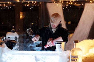 Vertigo Sky Lounge's Ice Bar