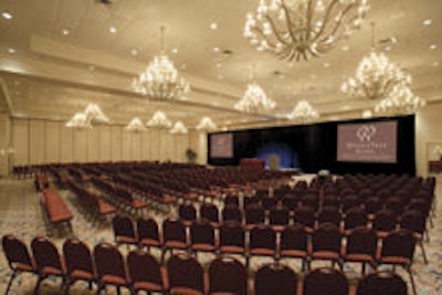 The Great Lakes ballroom in the Lakes Conference Center