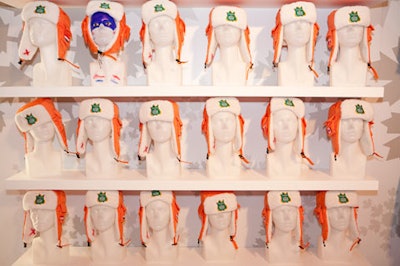 Hats for sale at the Holland Heineken House