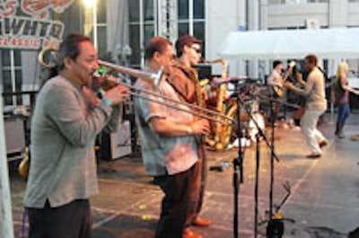 Orlando-based band the Legendary J.C.'s performing on the main stage