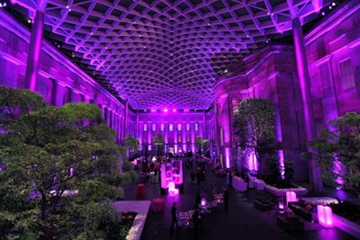 The Artrageous party in the Kogod Courtyard