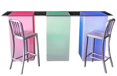 Jersey Street Furniture's illuminated table