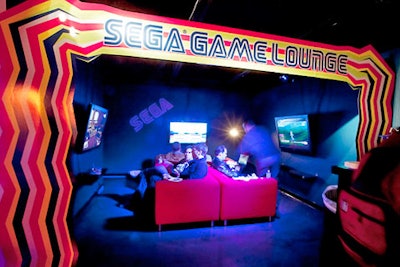 The Sega gaming lounge at the IFC Crossroads House