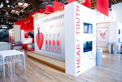 The I Heart Diet Coke and the Heart Truth pop-up