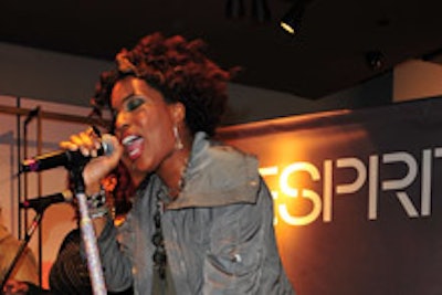 Macy Gray at the opening party for Esprit's 34th Street store