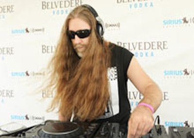 DJ Tommie Sunshine at the Belvedere Vodka lounge at the W South Beach