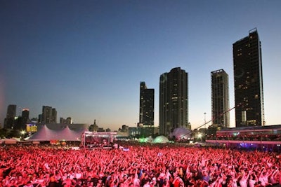 Ultra Music Festival in downtown Miami