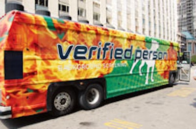 Verified Person's bus at the society for Human Resource Management Conference