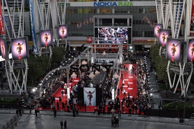 Michael Jackson’s This Is It, red carpet on Nokia Plaza