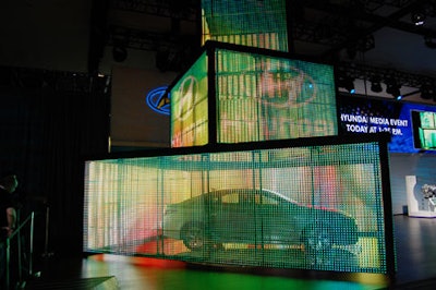 Hyundai's car-concealing LED curtain