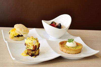 Lorien Hotel and Spa's mini breakfast