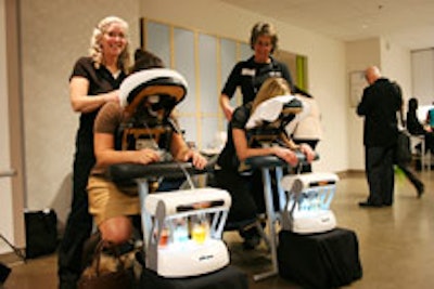 Oxygen-infused massages