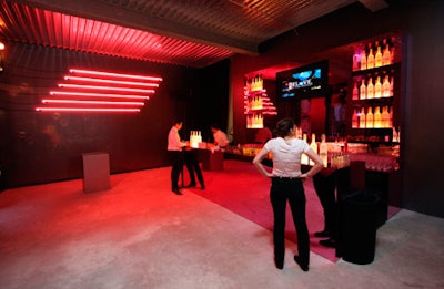The temporary space for Belvedere Pink Grapefruit's event series