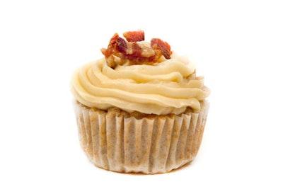 For the Love of Cake's maple-bacon cupcake