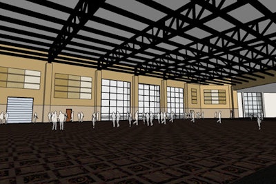 A rendering of the new Tinley Park Convention Center