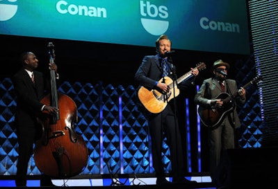 Conan O 'Brien kicking off the Turner upfront