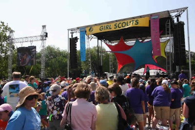 Girl Scouts 95th anniversary sing-along, Washington, D.C.
