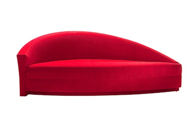 CORT introduces the modern glamour Kiss sofa