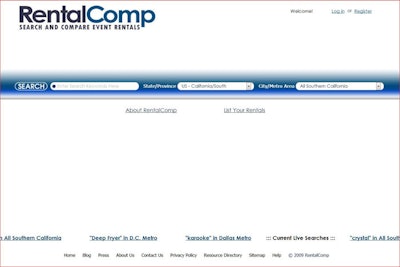 RentalComp homepage