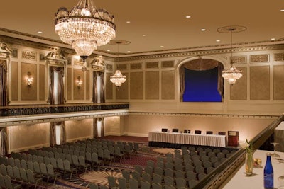 The grandeur of the Grand Ballroom will surely impress every meeting attendee.