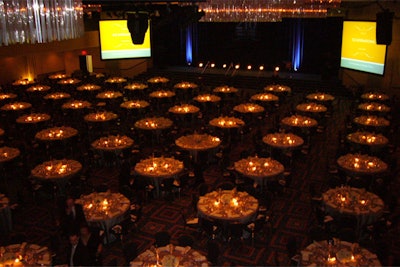 Gala dinner for 1,100, Marriott Marquis Times Square