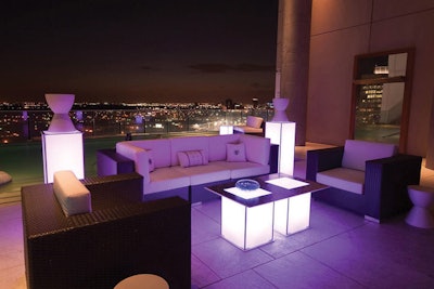 Luna Lighting™ by CORT at the W Hotel in Dallas