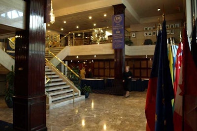Our lobby, the center of where news happens at the National Press Club