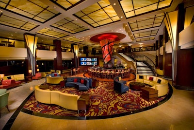 Our lobby provides a comfortable gathering place for business and pleasure.