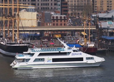 Zephyr docked at South Street Seaport