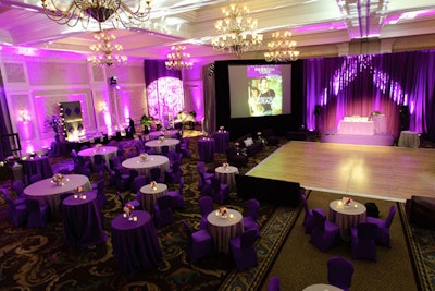 Purple romance at the Waldorf Astoria, Orlando