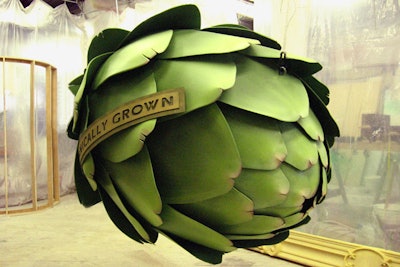 Whole Foods, 4-foot-diameter artichoke