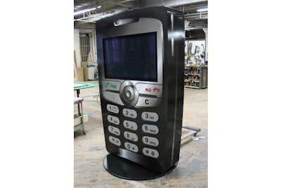 Sona Mobile, 7-foot-tall traveling display